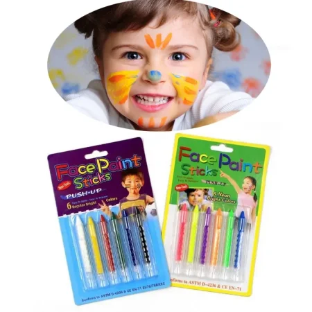 أقلام رسم على الوجه للأطفال (Face Paint Sticks).